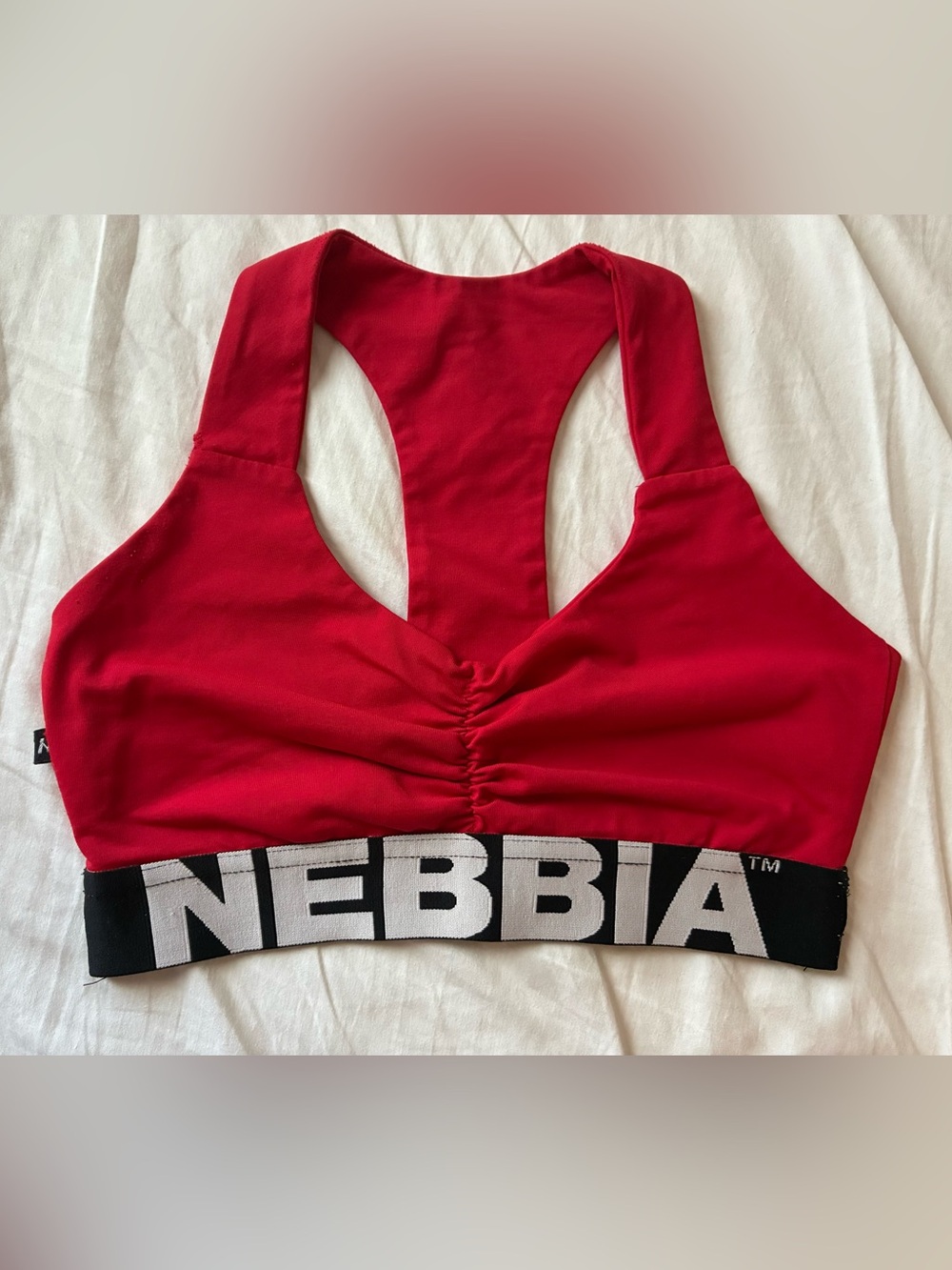 NEBBIA Red Racerback Sports Bra